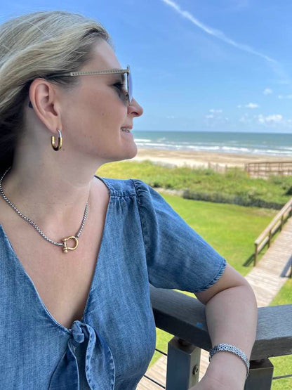 Halston Hoop Earrings