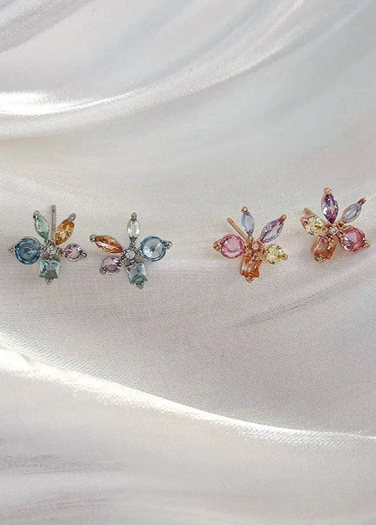 Lillian Flower Studs