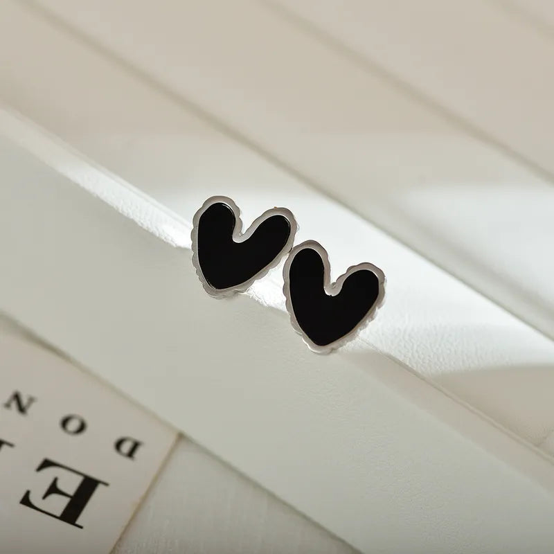 Marilyn Heart Stud Earrings