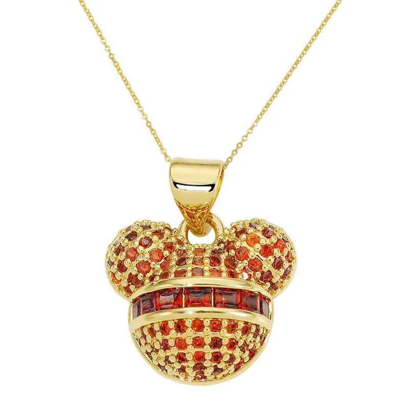 Mickey Pavé Pendant Necklace (Pre-Order)