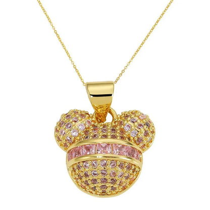 Mickey Pavé Pendant Necklace (Pre-Order)