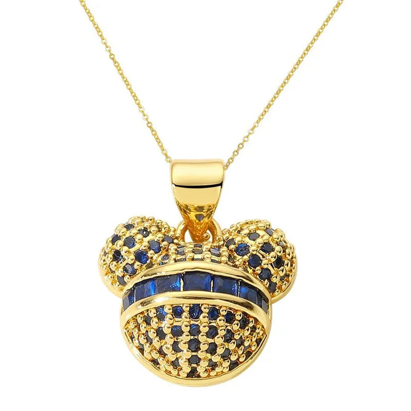 Mickey Pavé Pendant Necklace (Pre-Order)