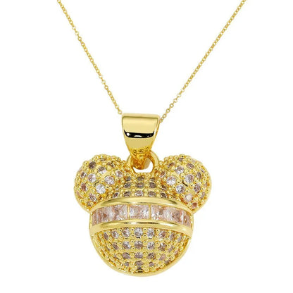 Mickey Pavé Pendant Necklace (Pre-Order)