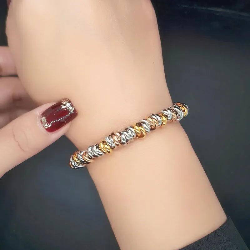 Modern Textured Layering Bracelet (Pre-Order)