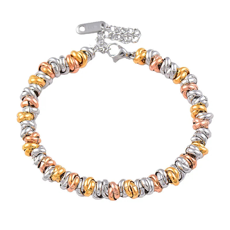 Modern Textured Layering Bracelet