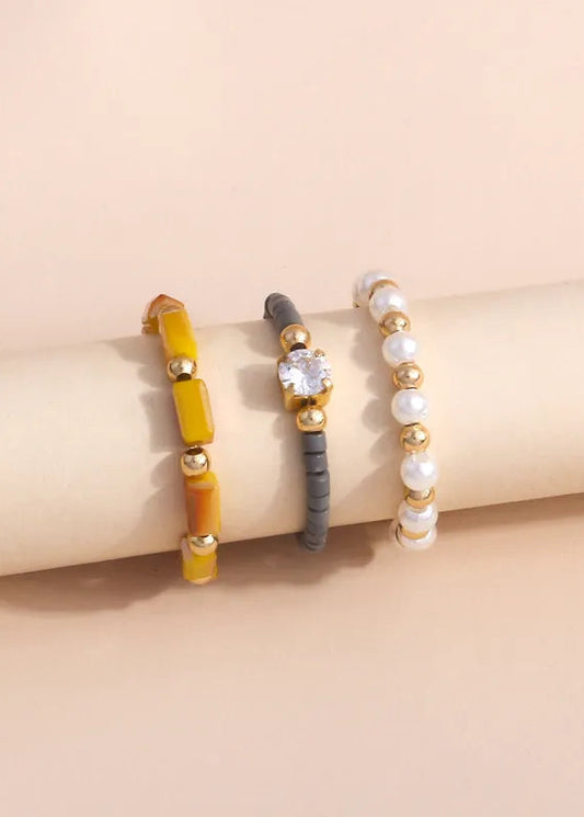 Natalia Stretch Ring Trio | Pre-Order