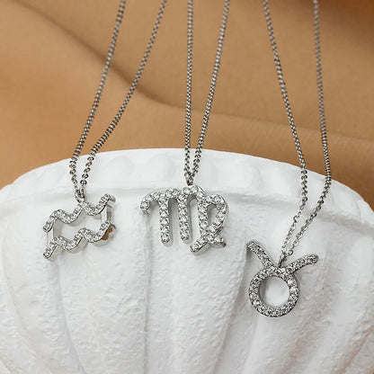 Pavé Zodiac Necklace (Pre-Order)