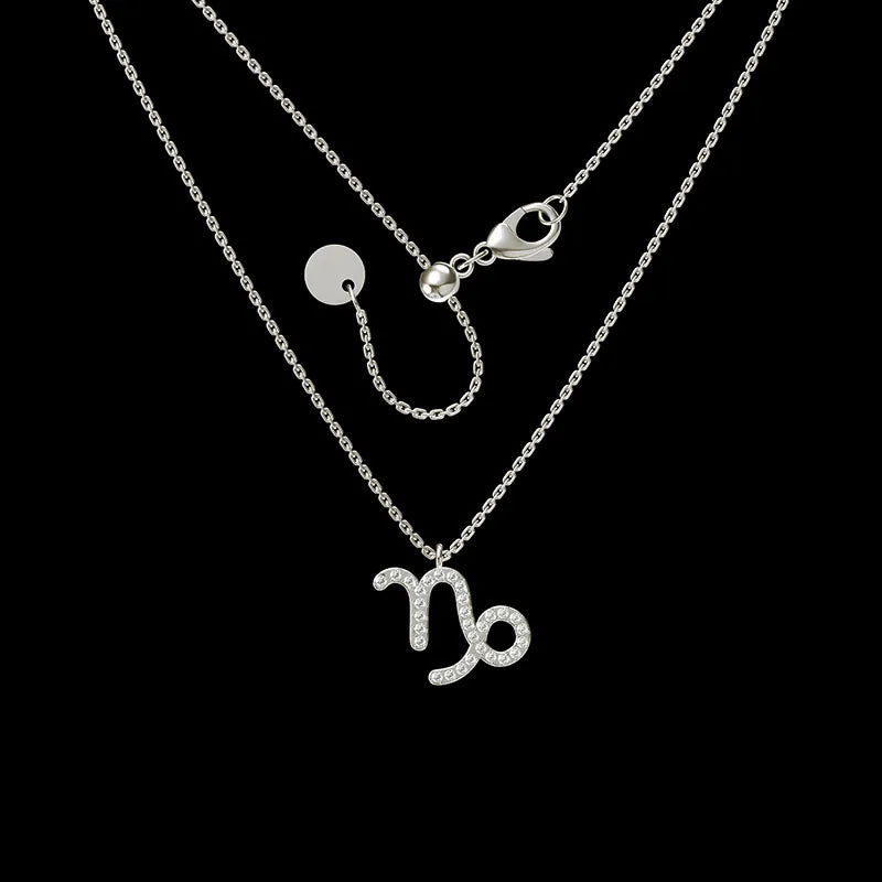 Pavé Zodiac Necklace (Pre-Order)