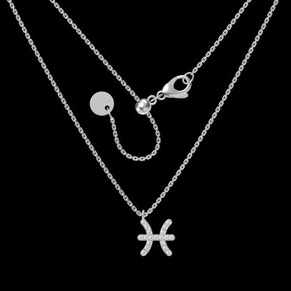 Pavé Zodiac Necklace (Pre-Order)