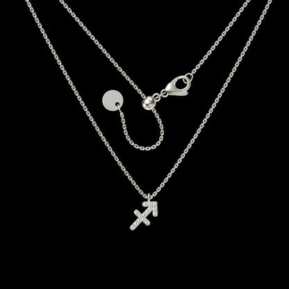 Pavé Zodiac Necklace (Pre-Order)