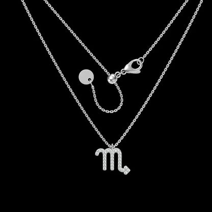 Pavé Zodiac Necklace (Pre-Order)