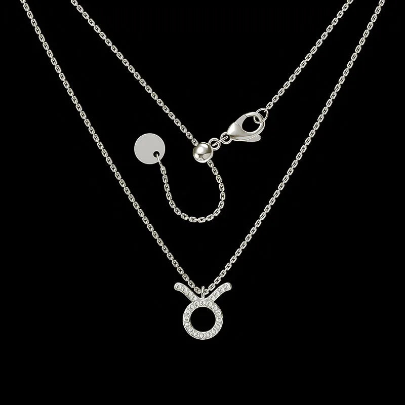 Pavé Zodiac Necklace (Pre-Order)