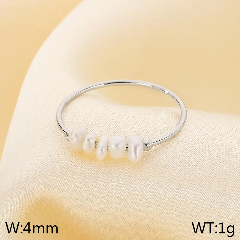 Kaia Delicate Pearl Ring (Pre-Order)