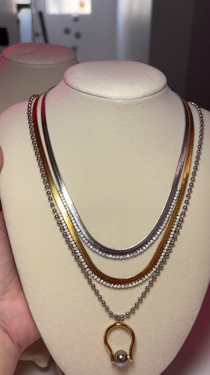 Tessa Mixed Metal Necklace