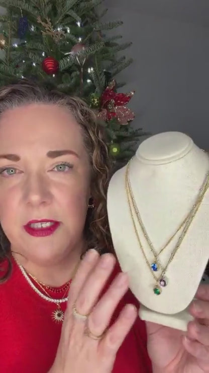 Classic Birthstone Necklace | Pre-Order