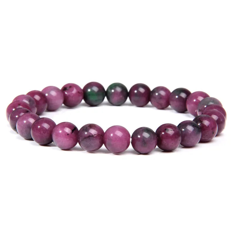 Purple Hemp Stone Bracelet (Pre-Order)