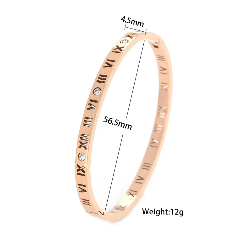 Roman Numeral Bangle