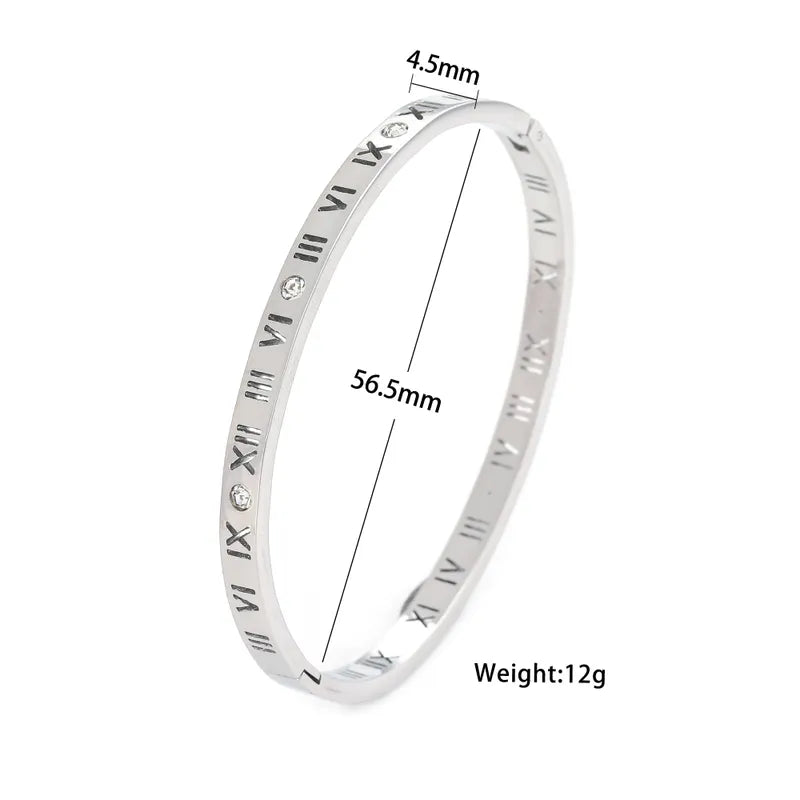 Roman Numeral Bangle