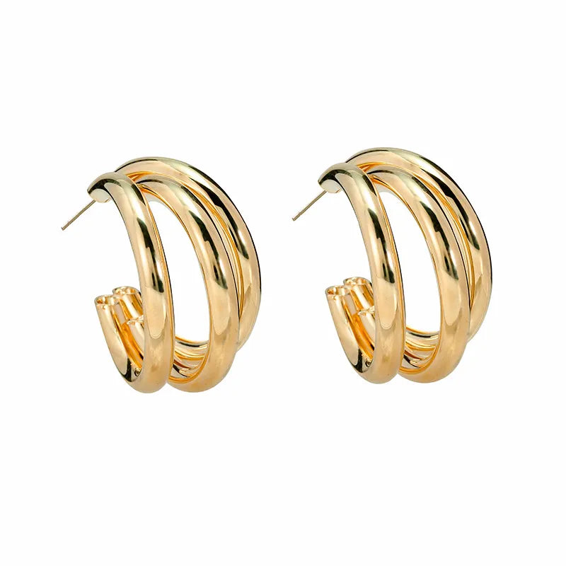 Sheena Triple Hoop Earrings