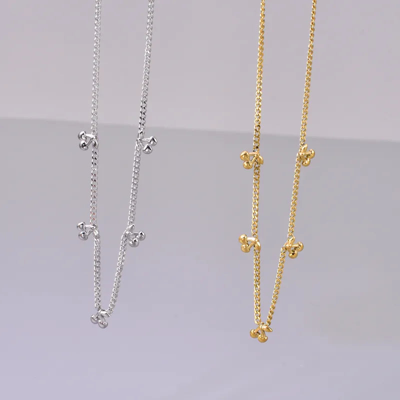Stainless Steel Cherry Necklace | Pre-Order