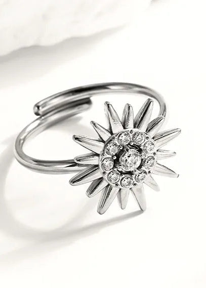 Sunburst Adjustable Ring