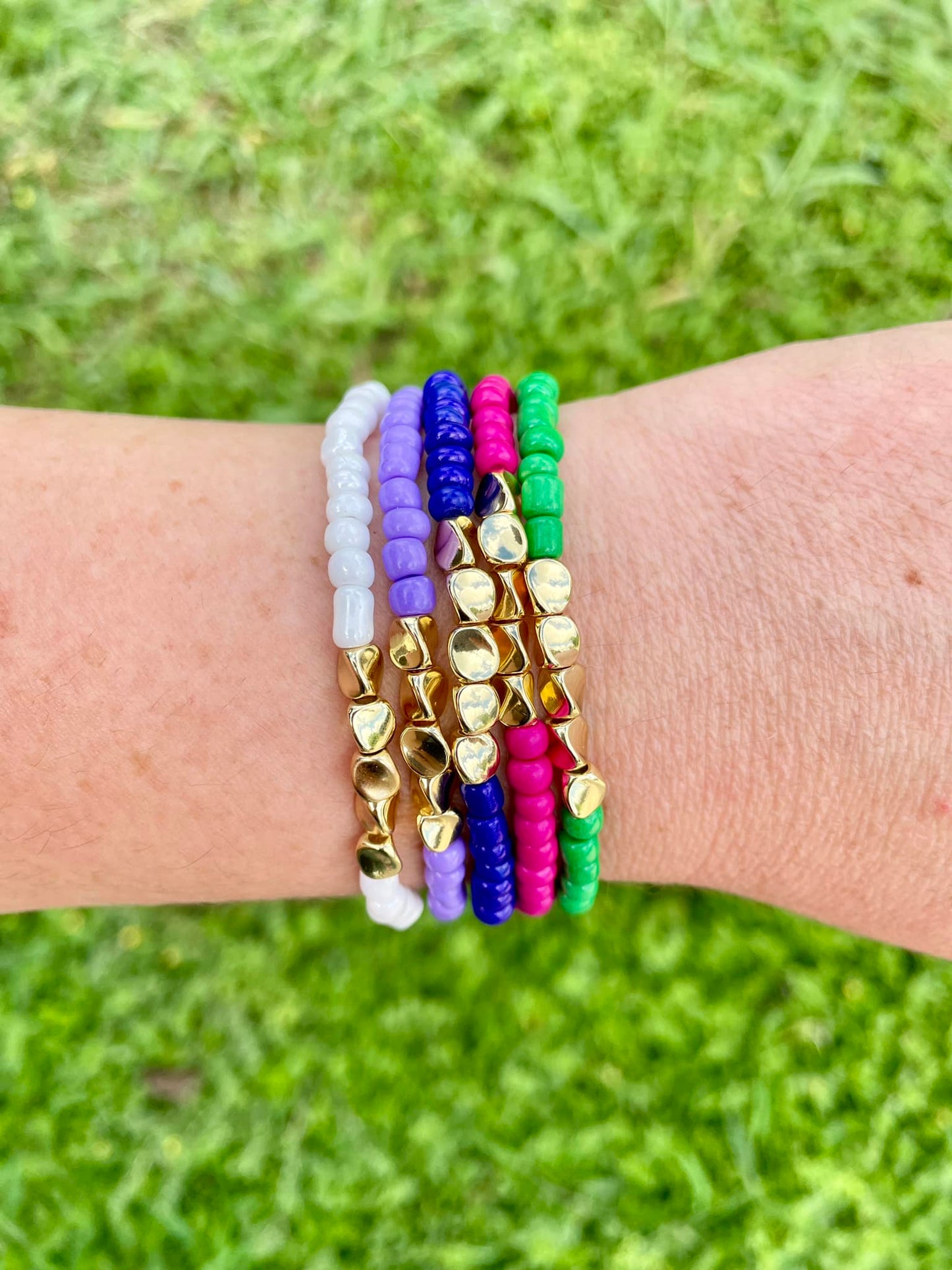 Summertime Beaded Bracelet