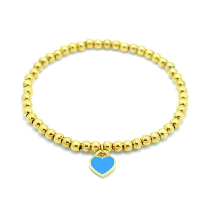 Emma Heart Charm Bracelet