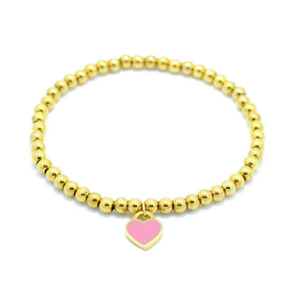 Emma Heart Charm Bracelet