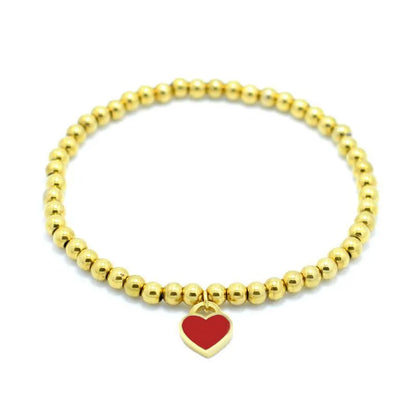 Emma Heart Charm Bracelet (Pre-Order)