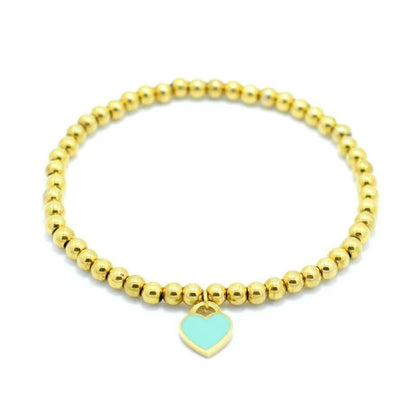 Emma Heart Charm Bracelet (Pre-Order)