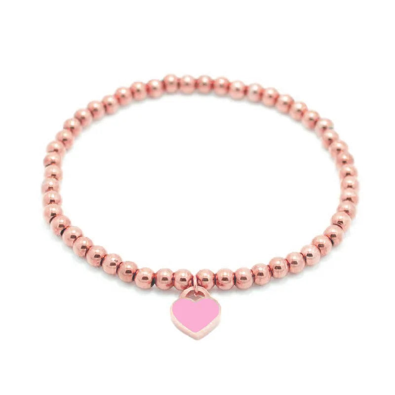 Emma Heart Charm Bracelet (Pre-Order)