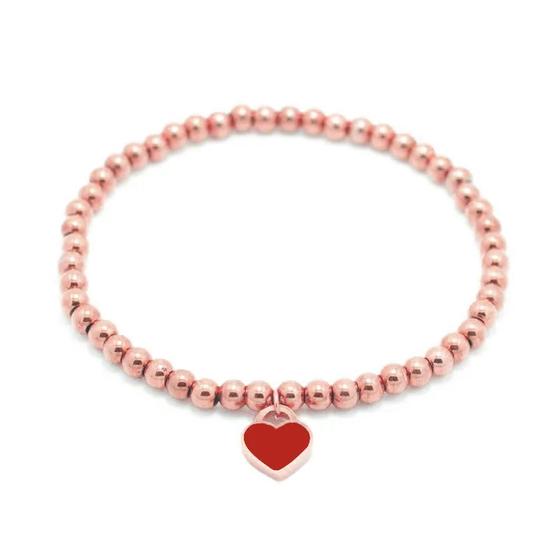 Emma Heart Charm Bracelet