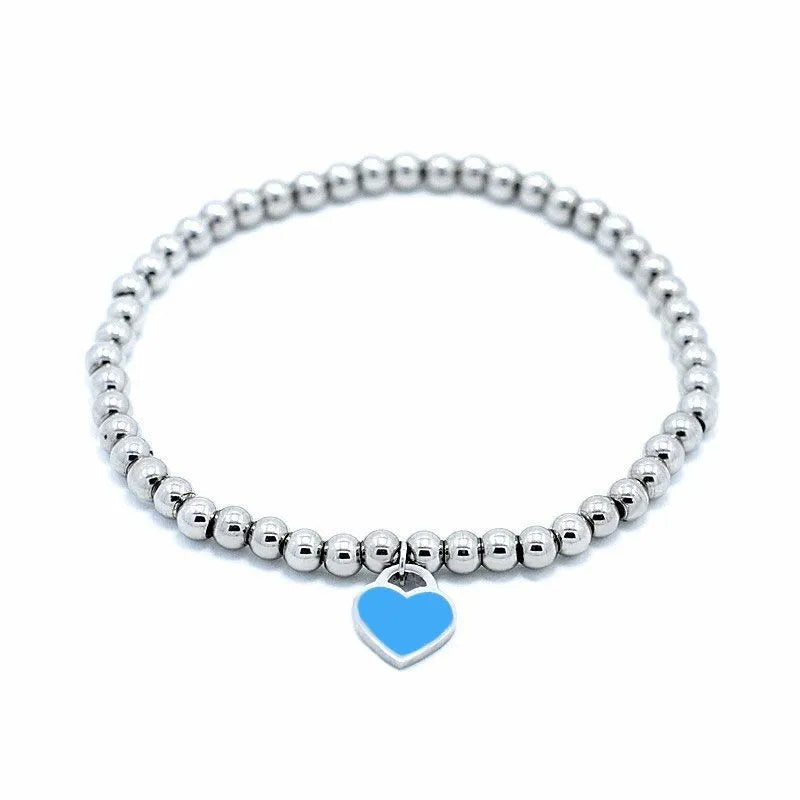 Emma Heart Charm Bracelet