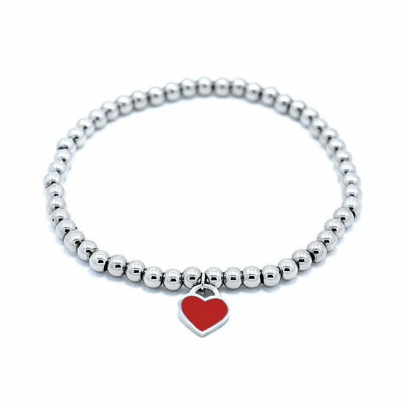 Emma Heart Charm Bracelet