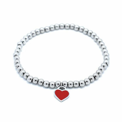 Emma Heart Charm Bracelet (Pre-Order)