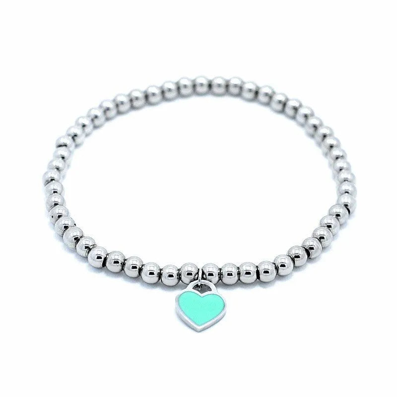 Emma Heart Charm Bracelet (Pre-Order)