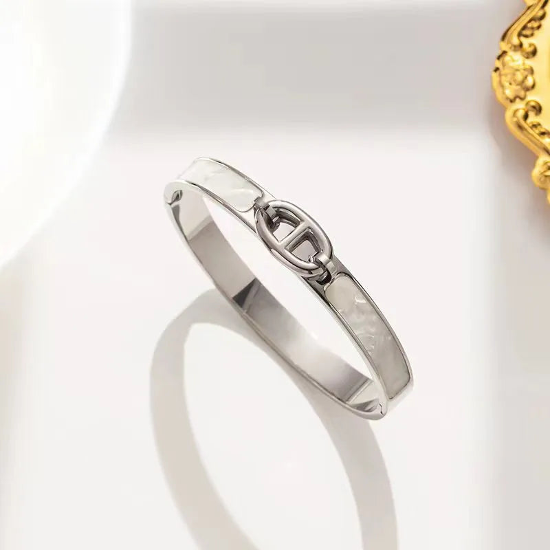 Trina Mother of Pearl Bangle | Pre-Order
