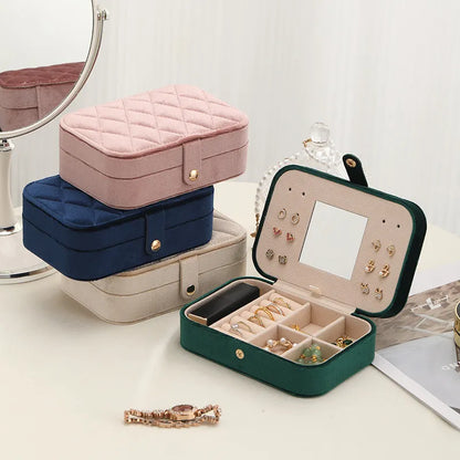 Quilted Velvet Jewelry Case (Pre-Order)