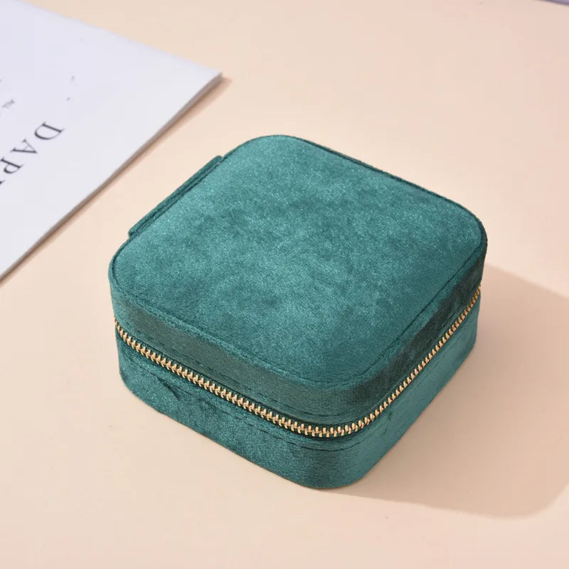 Velvet Jewelry Case | Spring Colors
