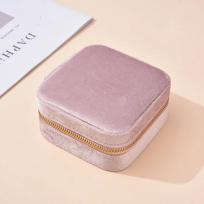 Velvet Jewelry Case | Spring Colors