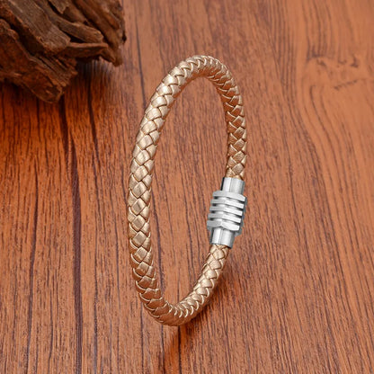 Woven Leather Bracelet (Pre-Order)