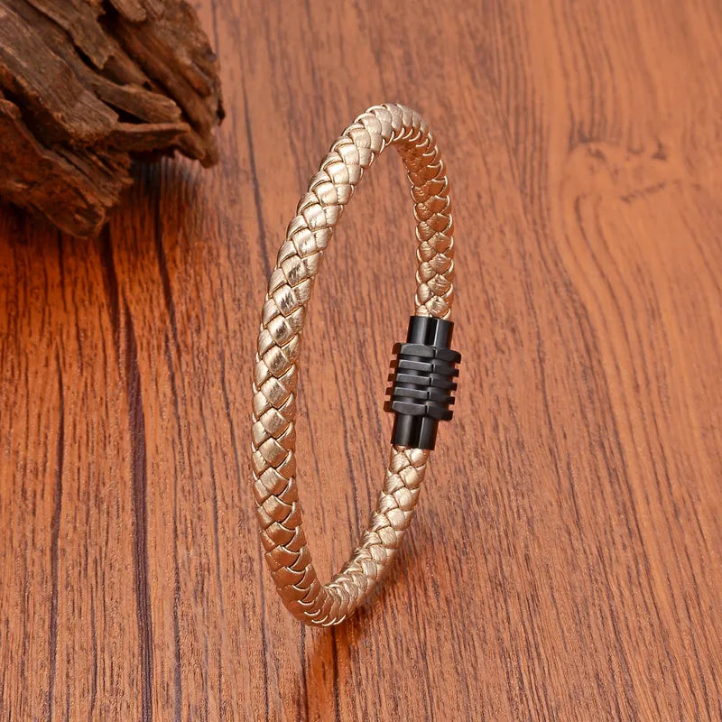 Woven Leather Bracelet (Pre-Order)