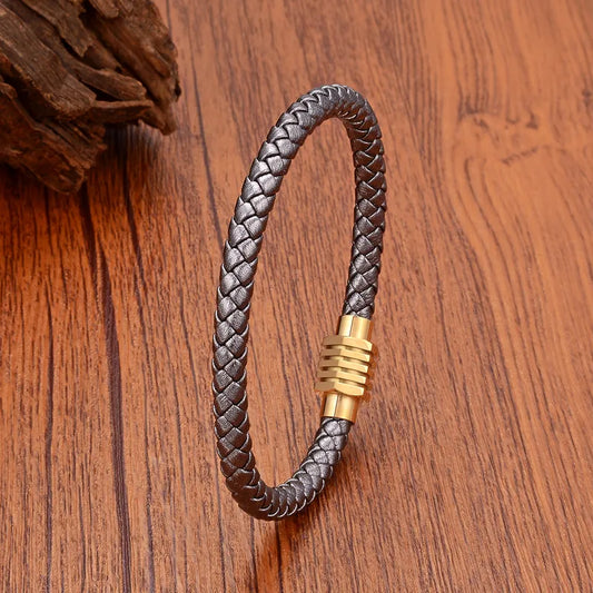 Woven Leather Bracelet (Pre-Order)